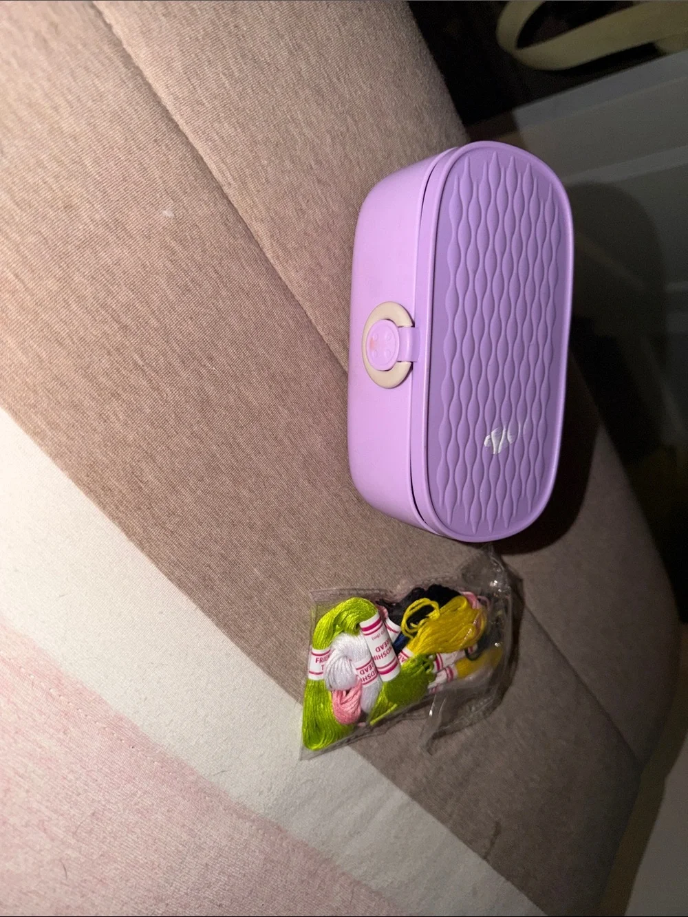 Target Lilac Kids Accessory Case with Gold Clasp